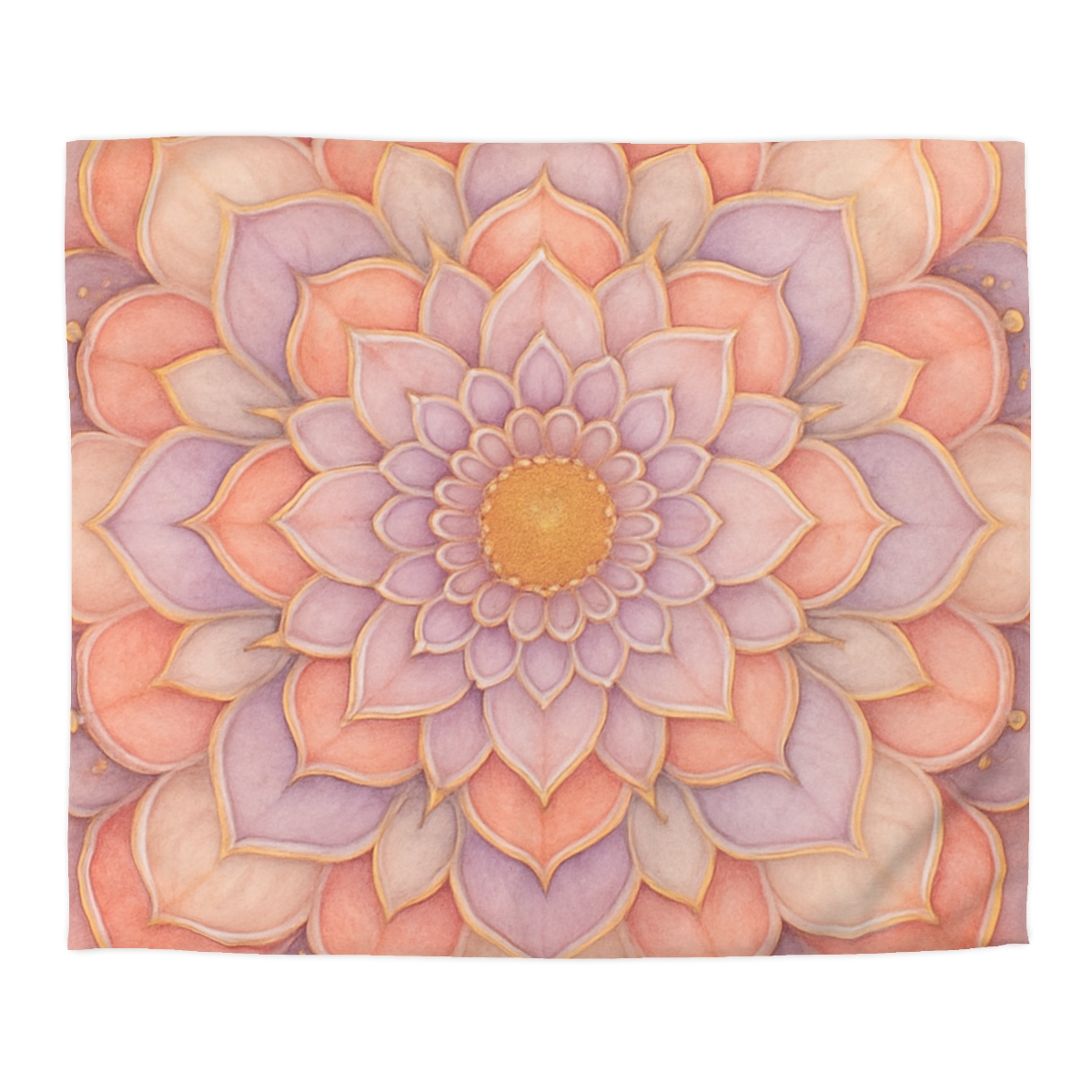 Petal Prism Mandala custom duvets