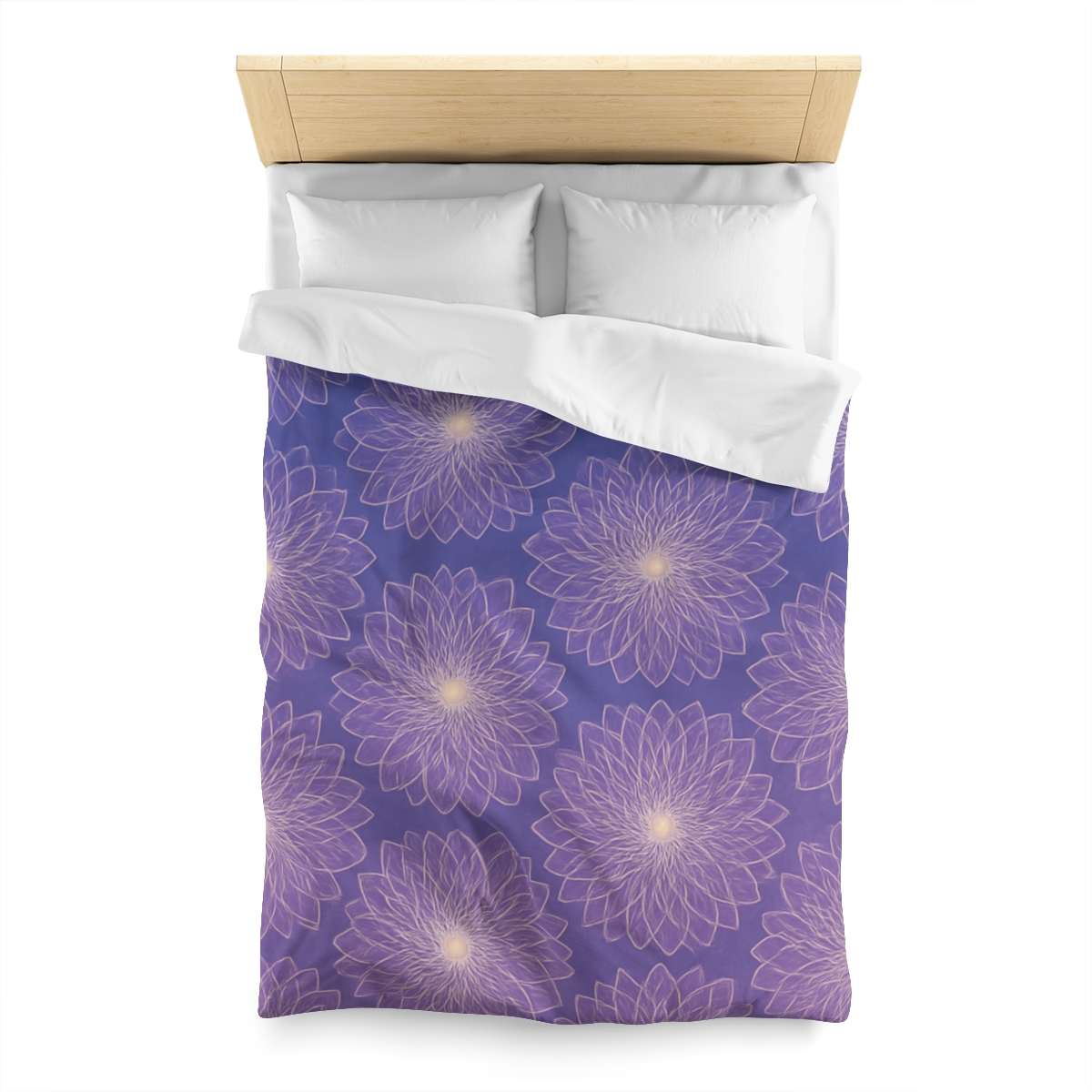Cosmic Blossom Lattice duvets for gifts