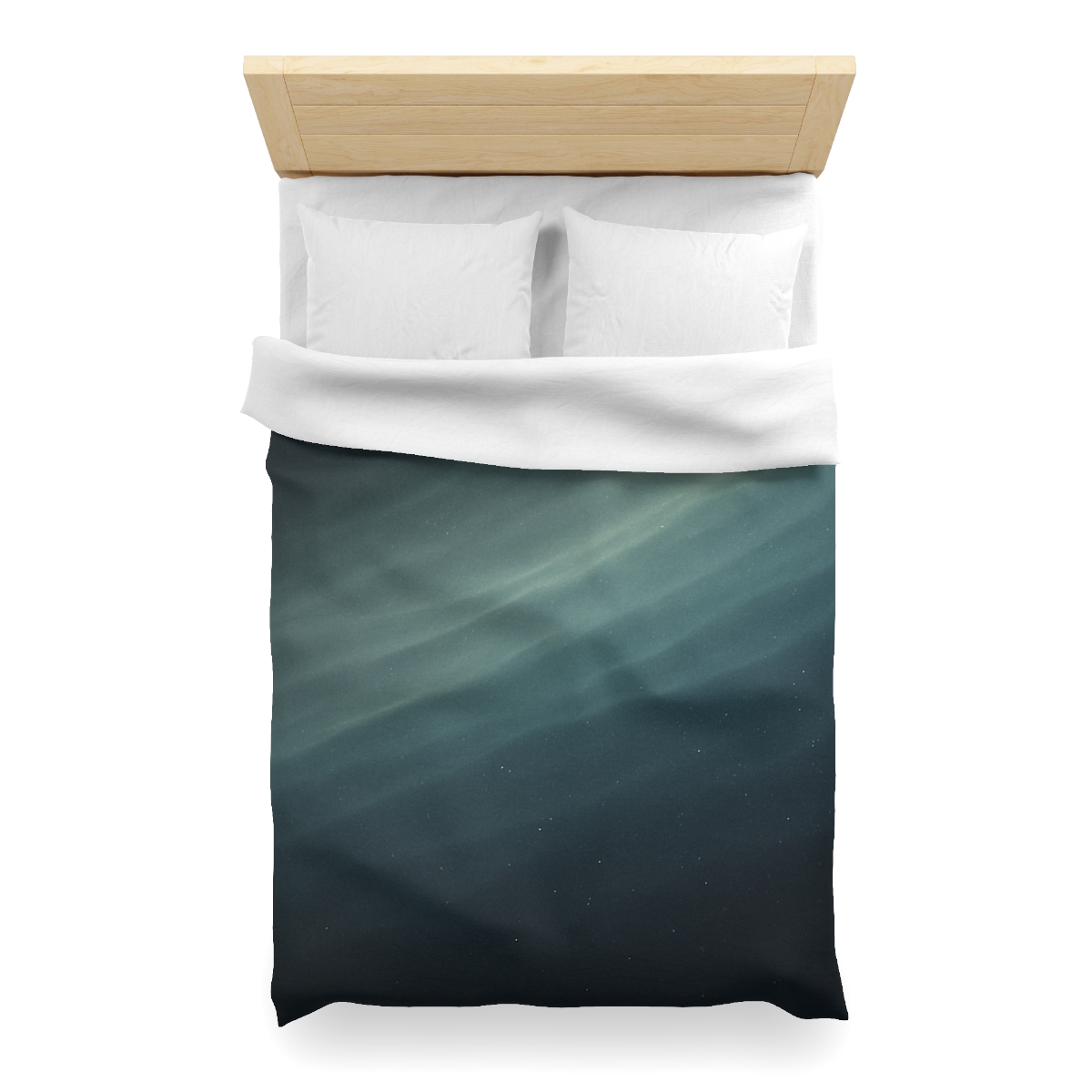 Dark Energy Gradient Drift designer printed duvets