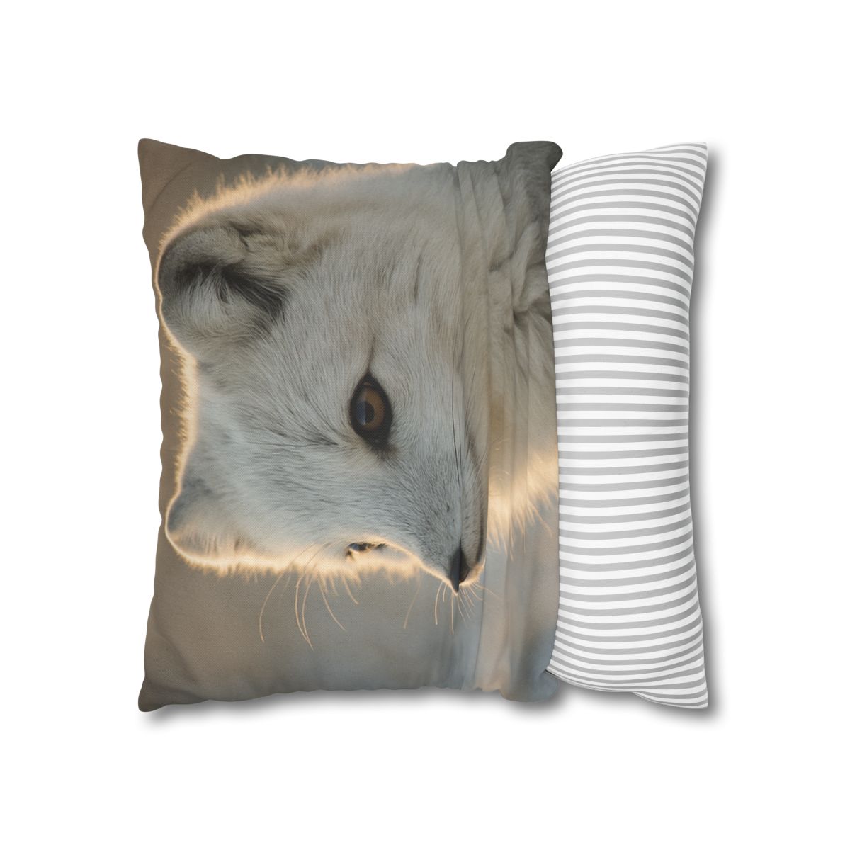 Ember Gaze Arctic Fox unique gift pillow cases
