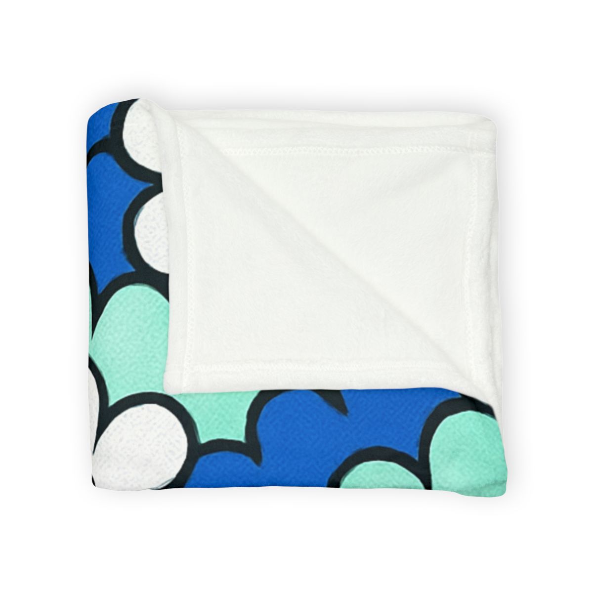 Blossom Wave Tessellation soft fleece blankets