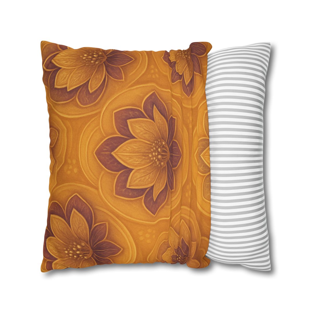 Auric Blossom Halo personalized pillow covers