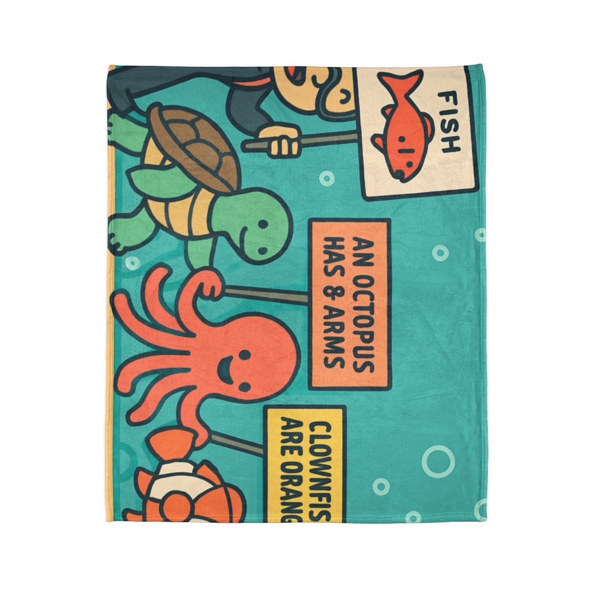 Coral Kingdom Science Parade custom blankets