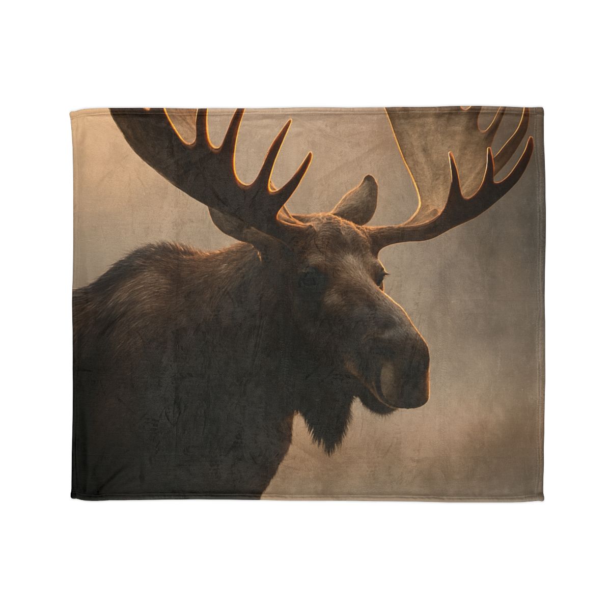 Dawn Mirror Moose soft fleece blankets