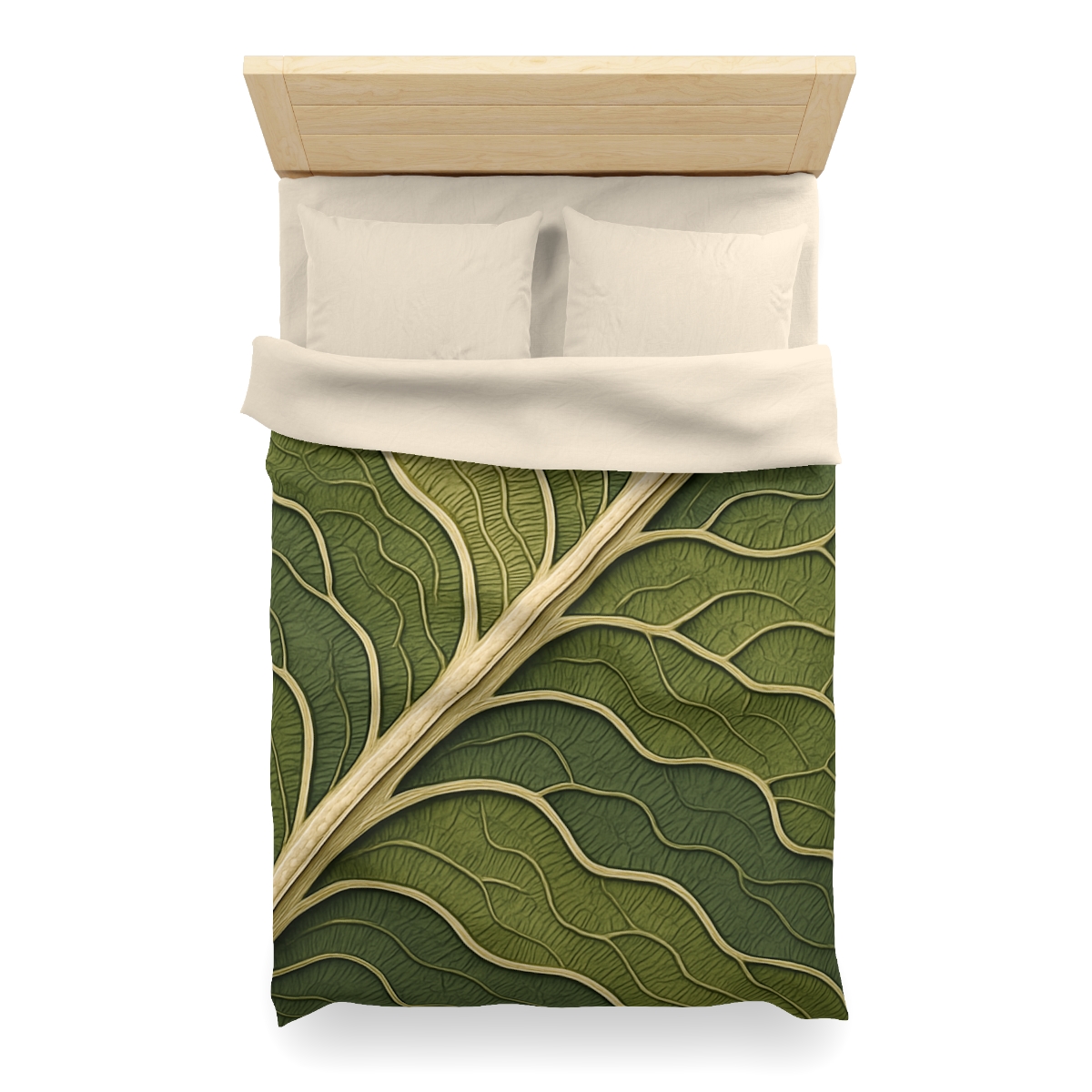 Leaf Vein Topography duvets for gifts