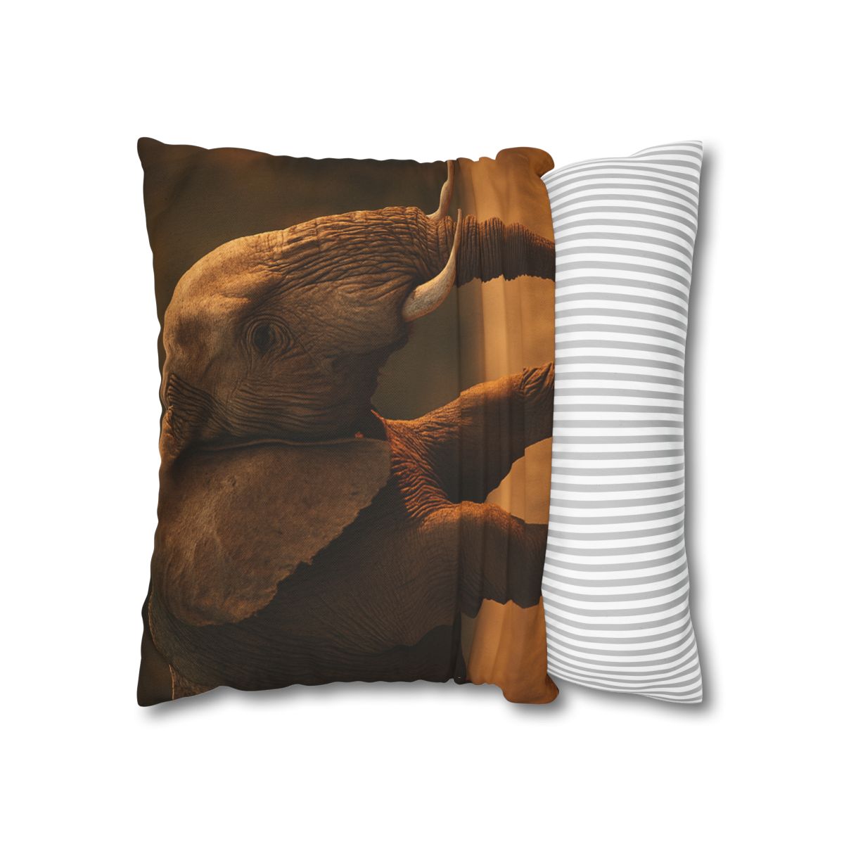 Savannah Sentinel Elephant designer print pillow cases