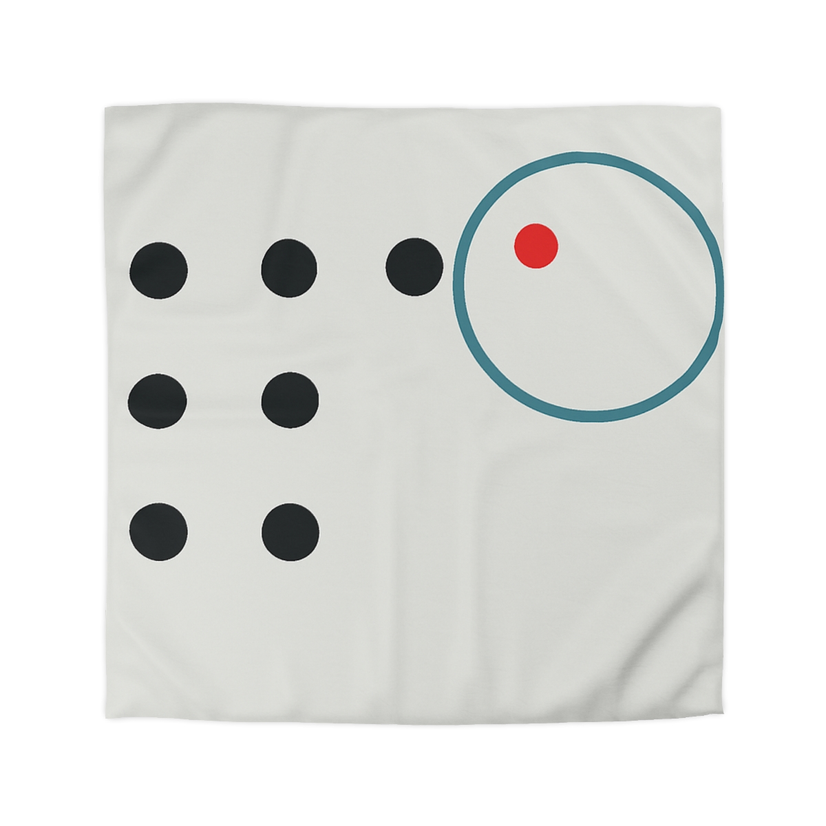 Broken Grid With One Orbit Ring designer printed duvets