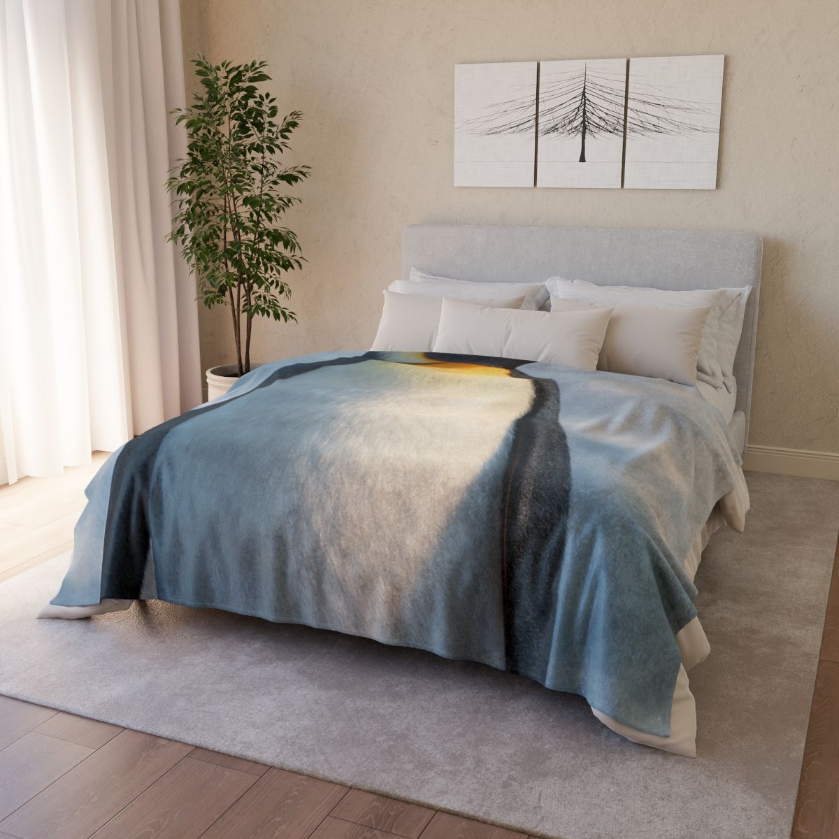 Frost Halo Emperor Penguin warm winter blankets