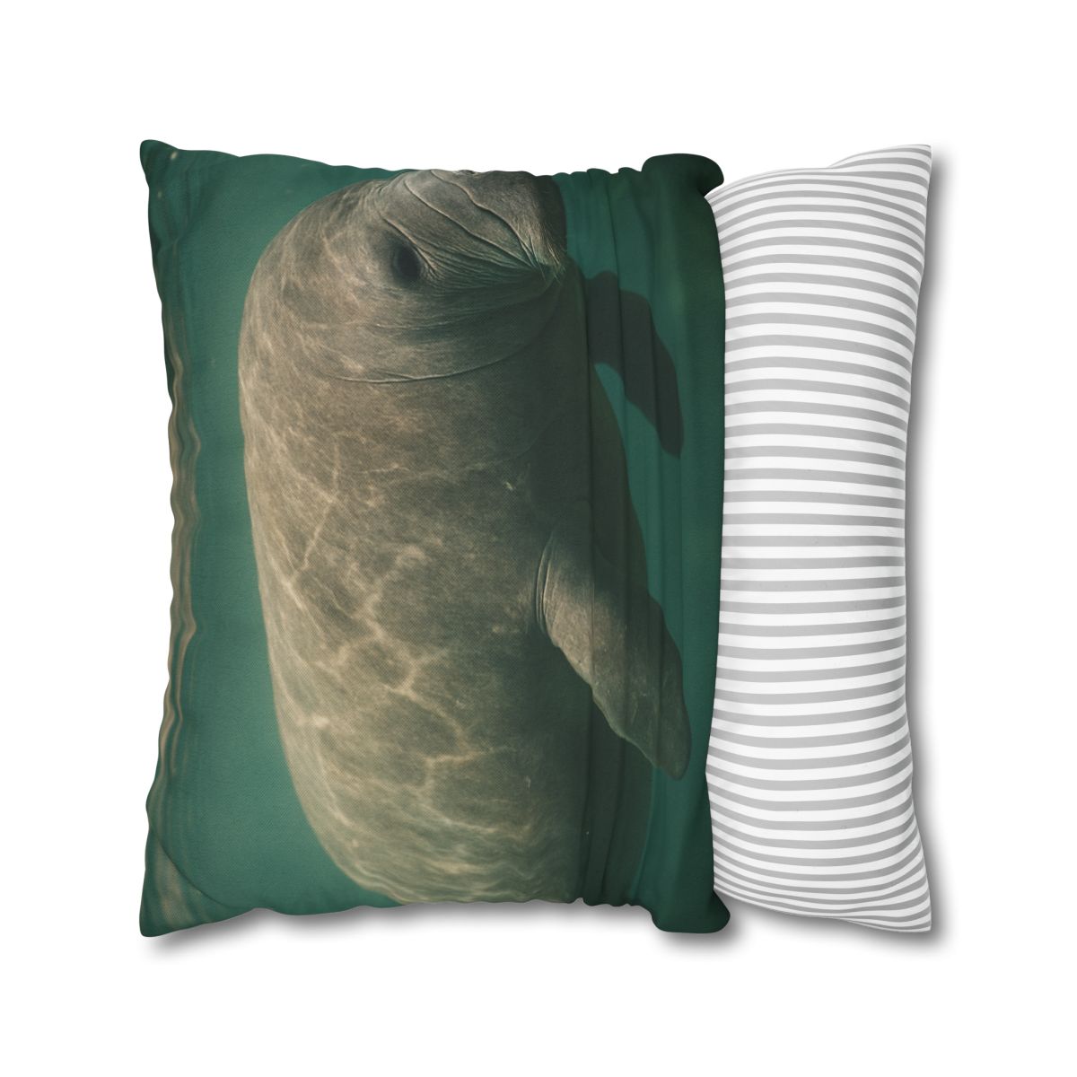 Quiet Drift West Indian Manatee custom pillow cases