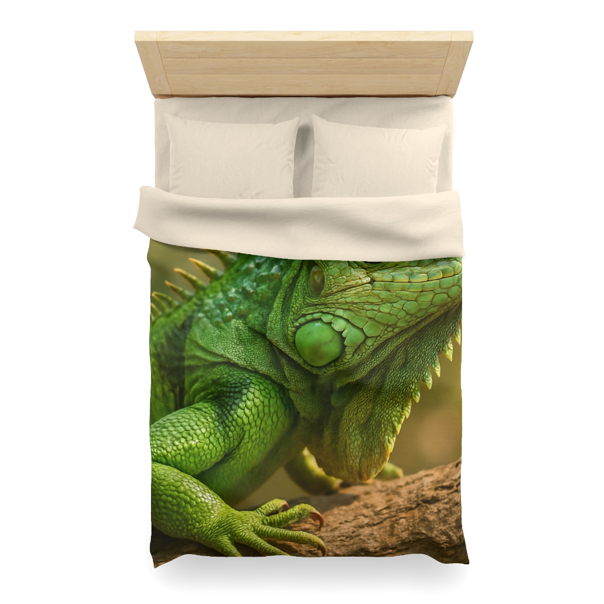 Green Iguana Sun Poise personalized bedding duvets