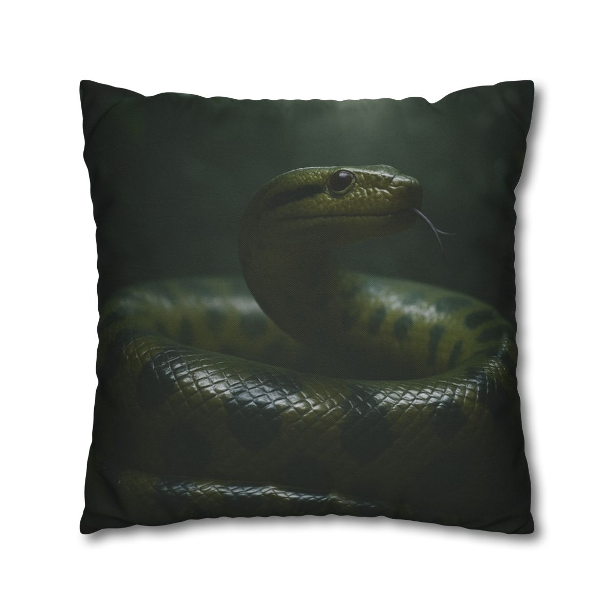 Starlit Coil Green Anaconda comfortable bedding pillow covers