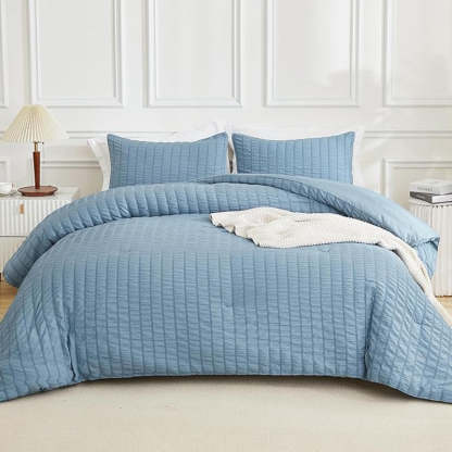 3 Pieces All Season Comforter Set For Bedding
