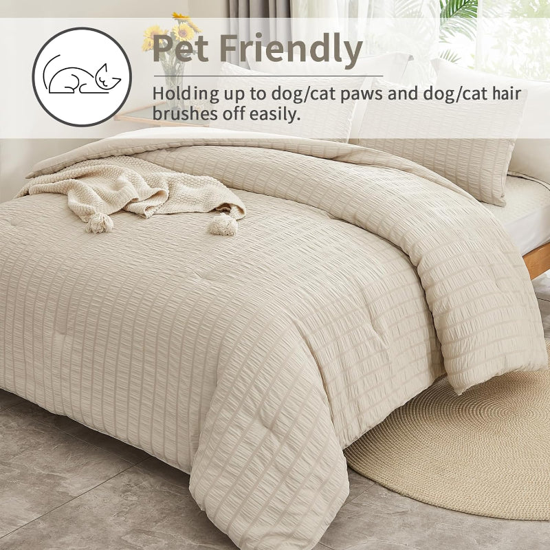 3 Pieces All Season Comforter Set For Bedding