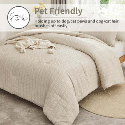 3 Pieces All Season Comforter Set For Bedding