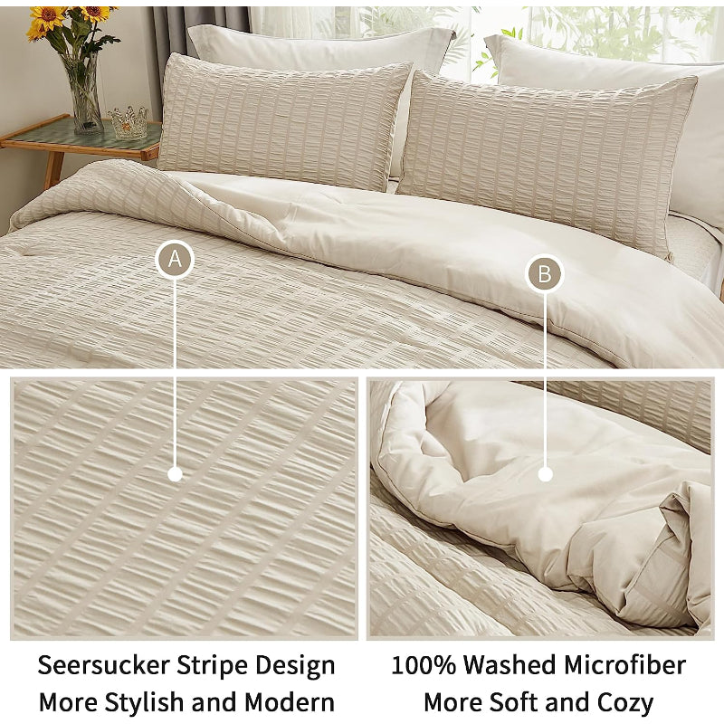 3 Pieces All Season Comforter Set For Bedding