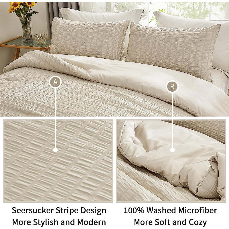 3 Pieces All Season Comforter Set For Bedding