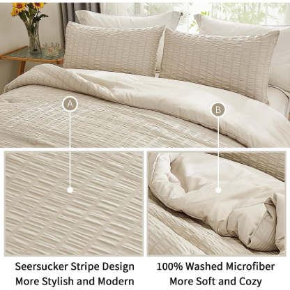 3 Pieces All Season Comforter Set For Bedding