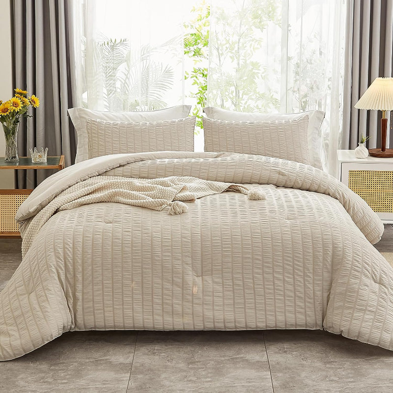 3 Pieces All Season Comforter Set For Bedding