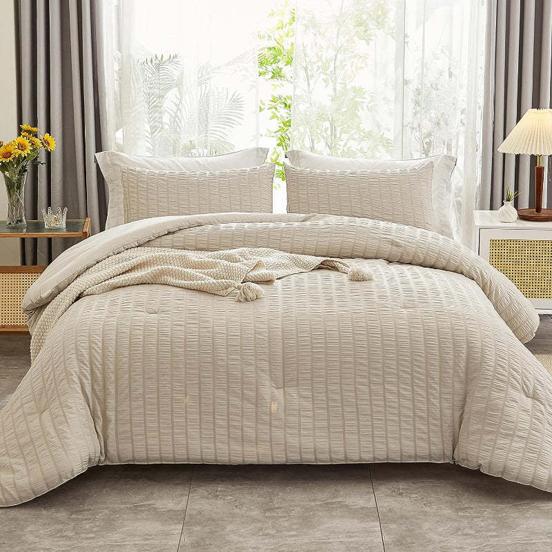 3 Pieces All Season Comforter Set For Bedding