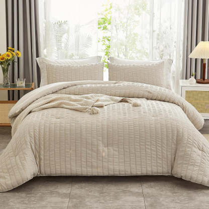 3 Pieces All Season Comforter Set For Bedding