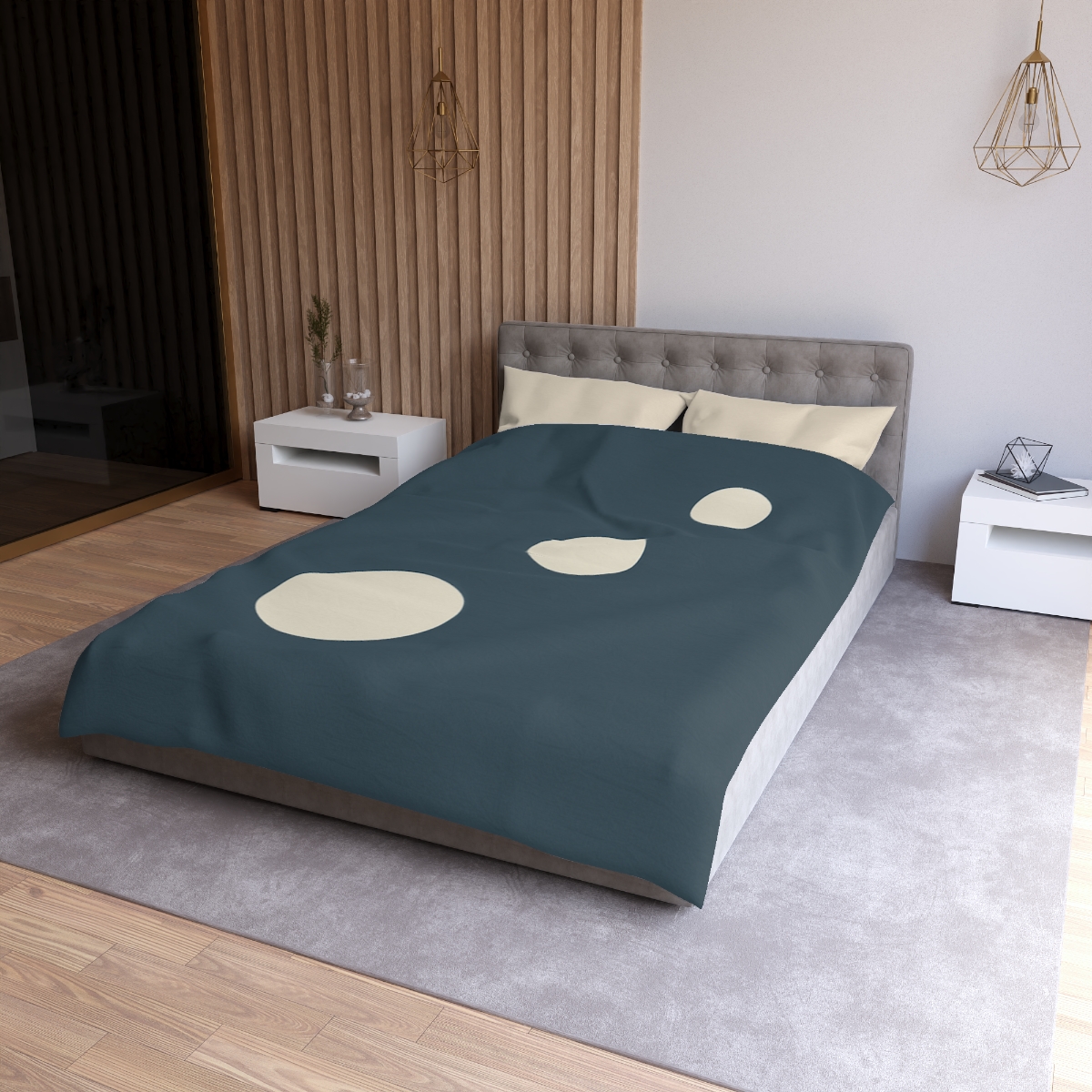 Trio Of Staggered Circles stylish duvet covers
