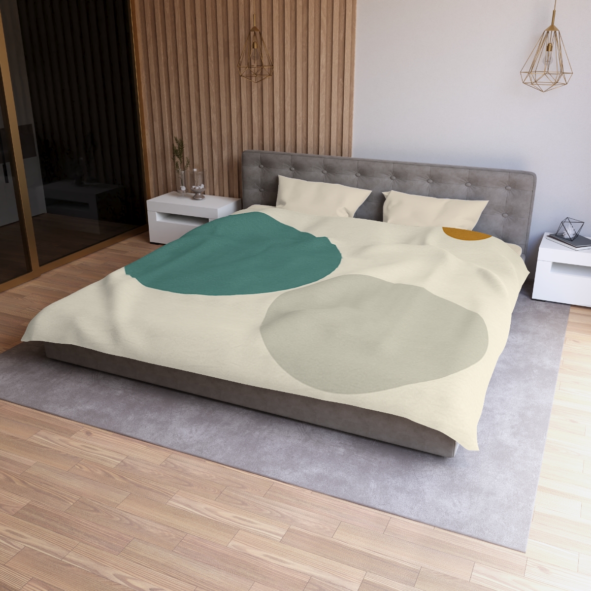 Balanced Triad With Open Center unique patterned duvets