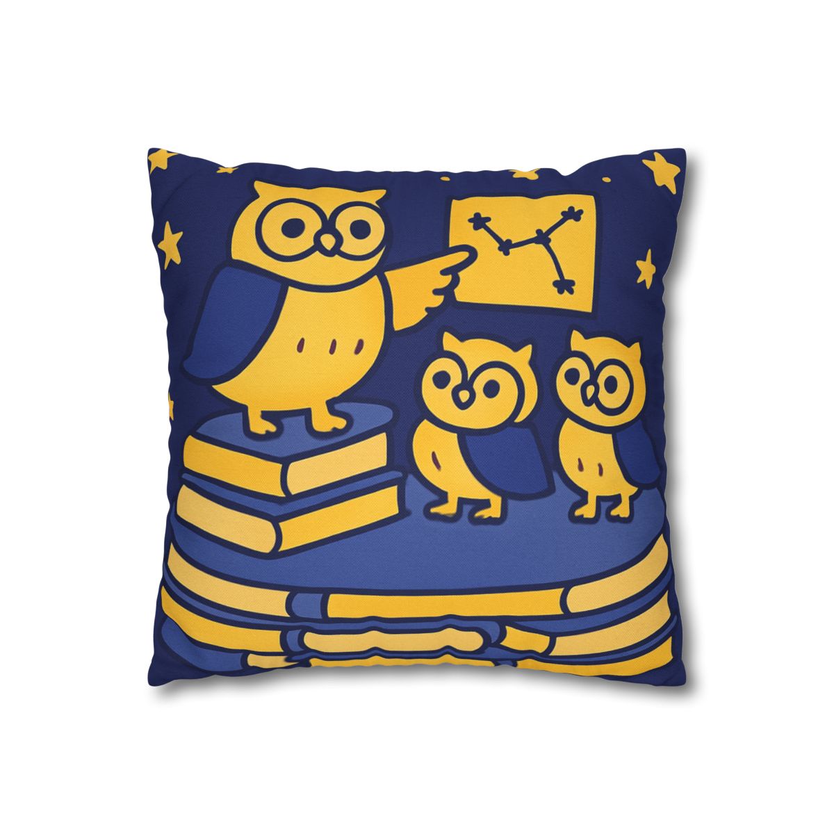 Starlight Library Run By Owls custom pillow cases