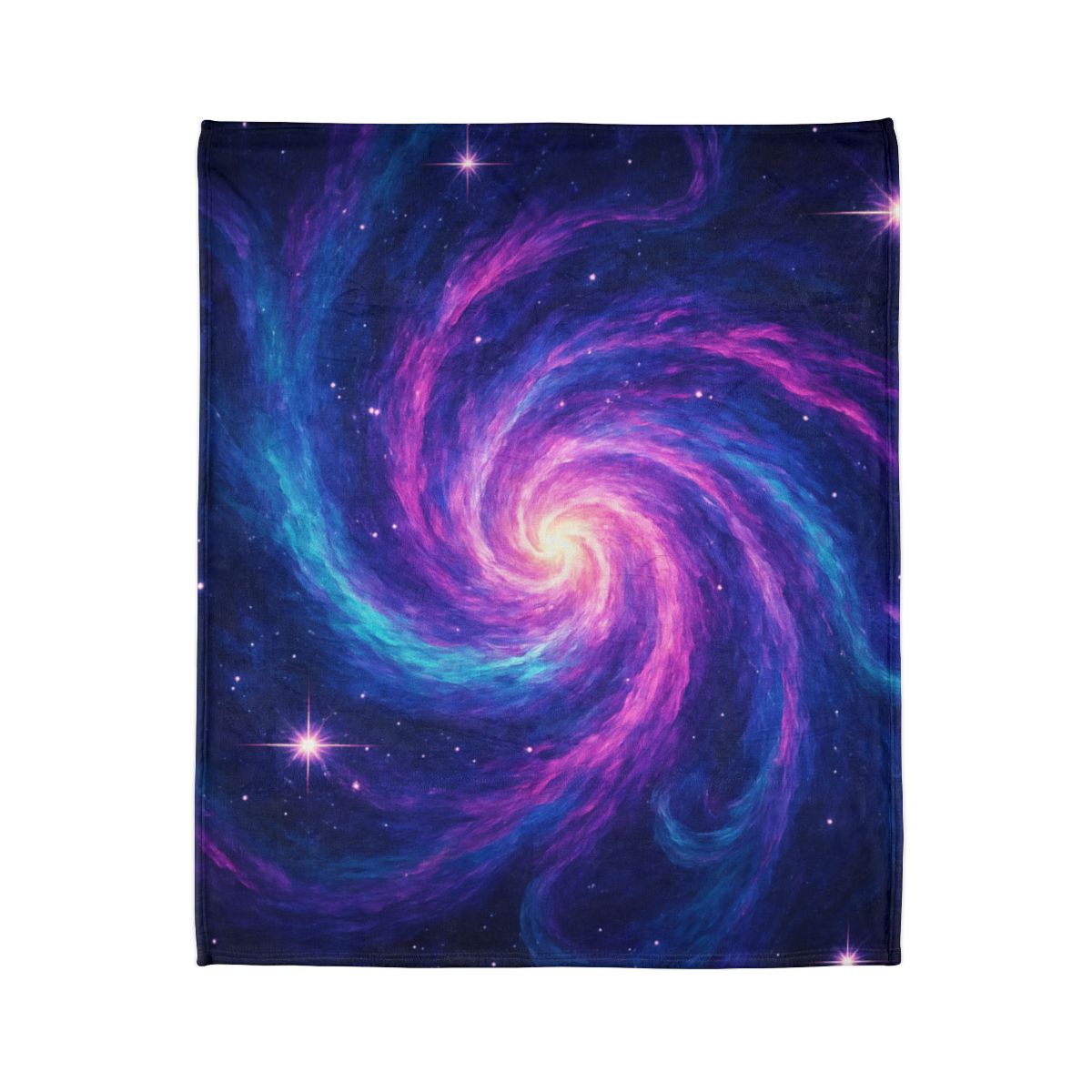 Nebula Spiral Haze decorative home blankets