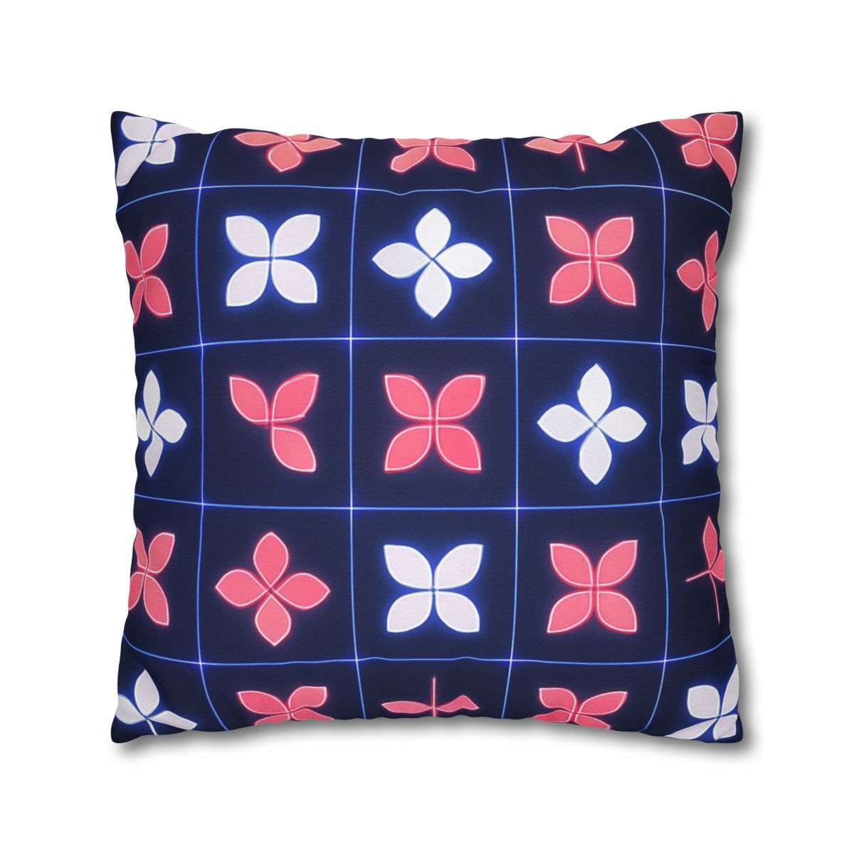 Quantum Blossom Grid custom pillow cases