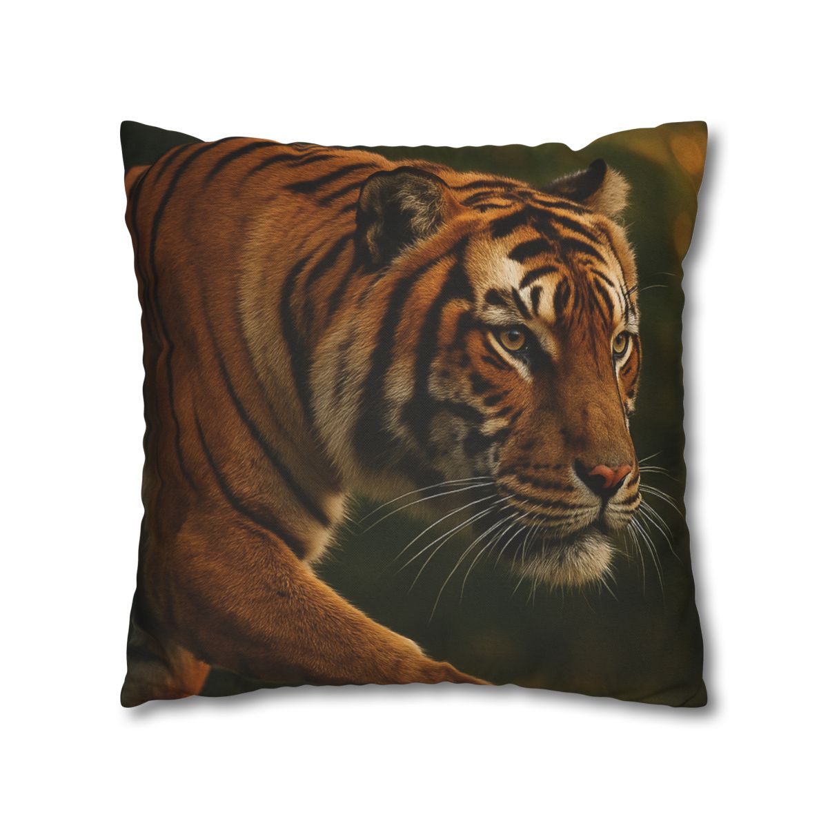 Forest Stalker Bengal Tiger custom pillow cases
