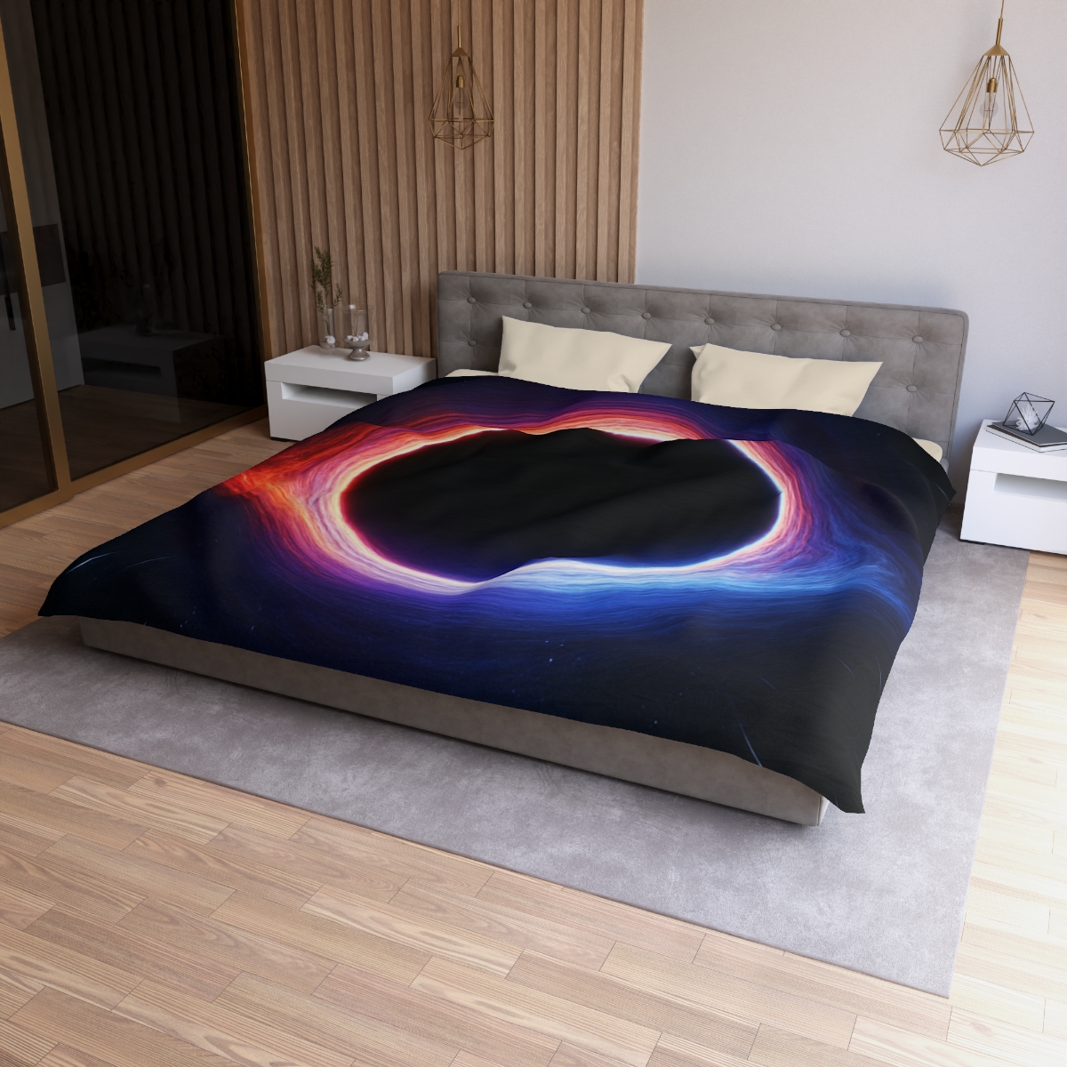 Obsidian Singularity Halo stylish duvet covers