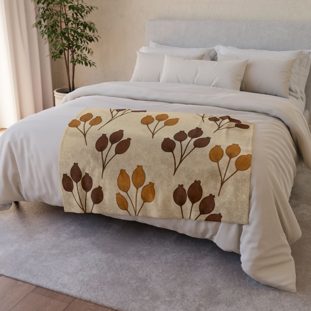 Seed Pod Cluster Study custom blankets