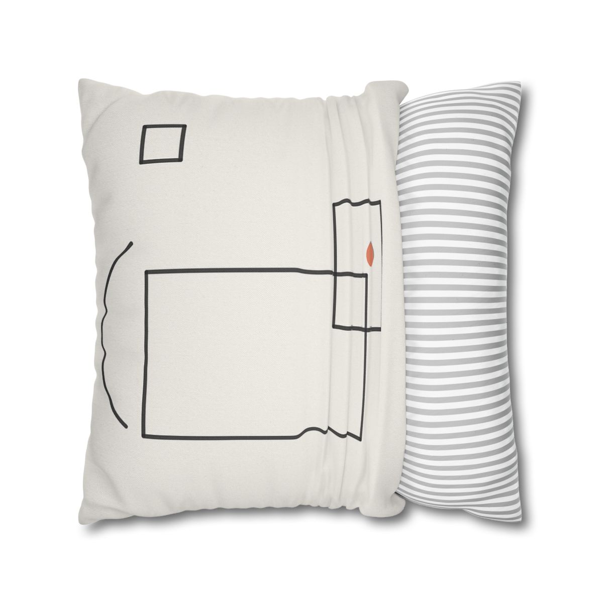 Offset Frame And Quiet Arc comfortable bedding pillow covers