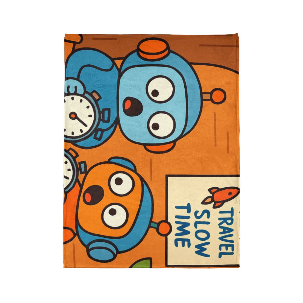 Time Dilation Treehouse Twins personalized cozy blankets
