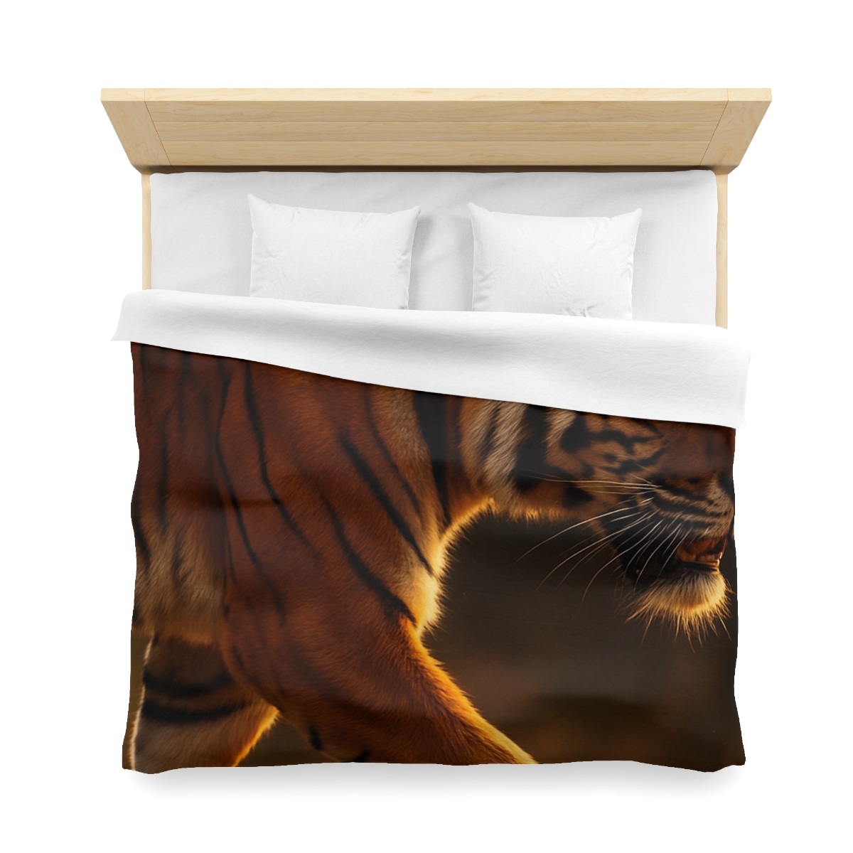 Forest Stalker Bengal Tiger personalized bedding duvets