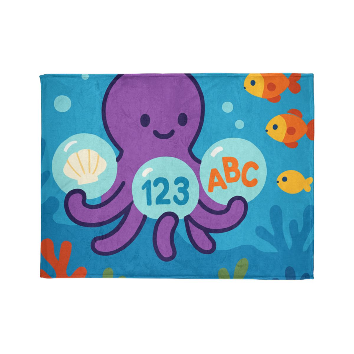 Octopus Library Of Bubble Books trendy patterned blankets
