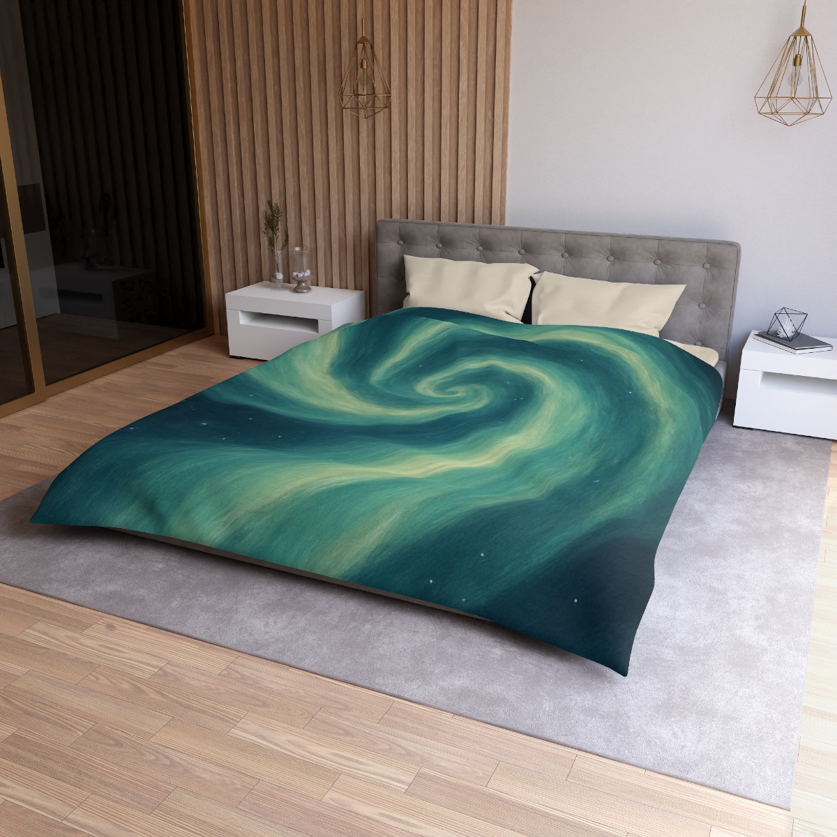 Aurora Spiral Veil warm winter duvets
