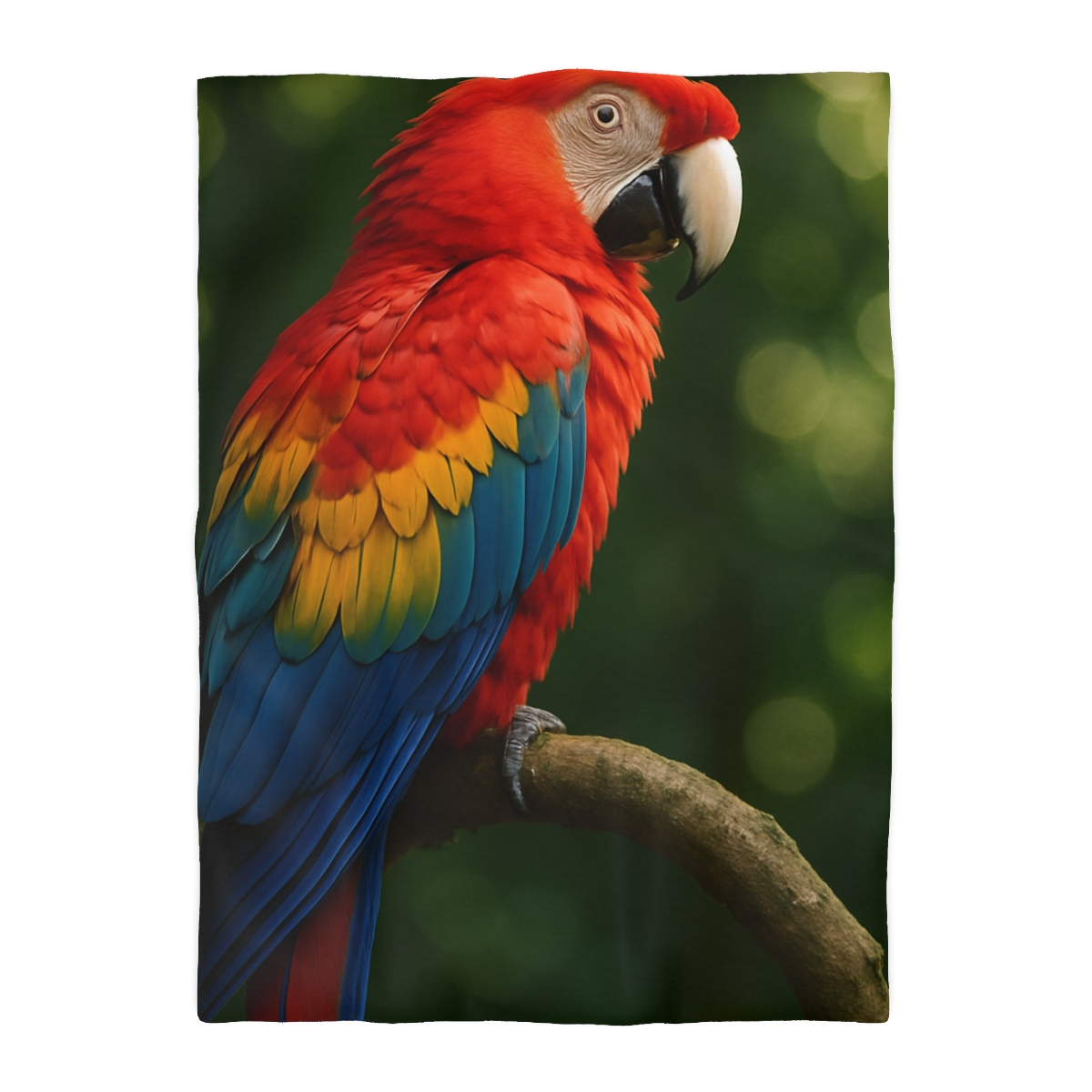 Canopy Flame Scarlet Macaw custom duvets