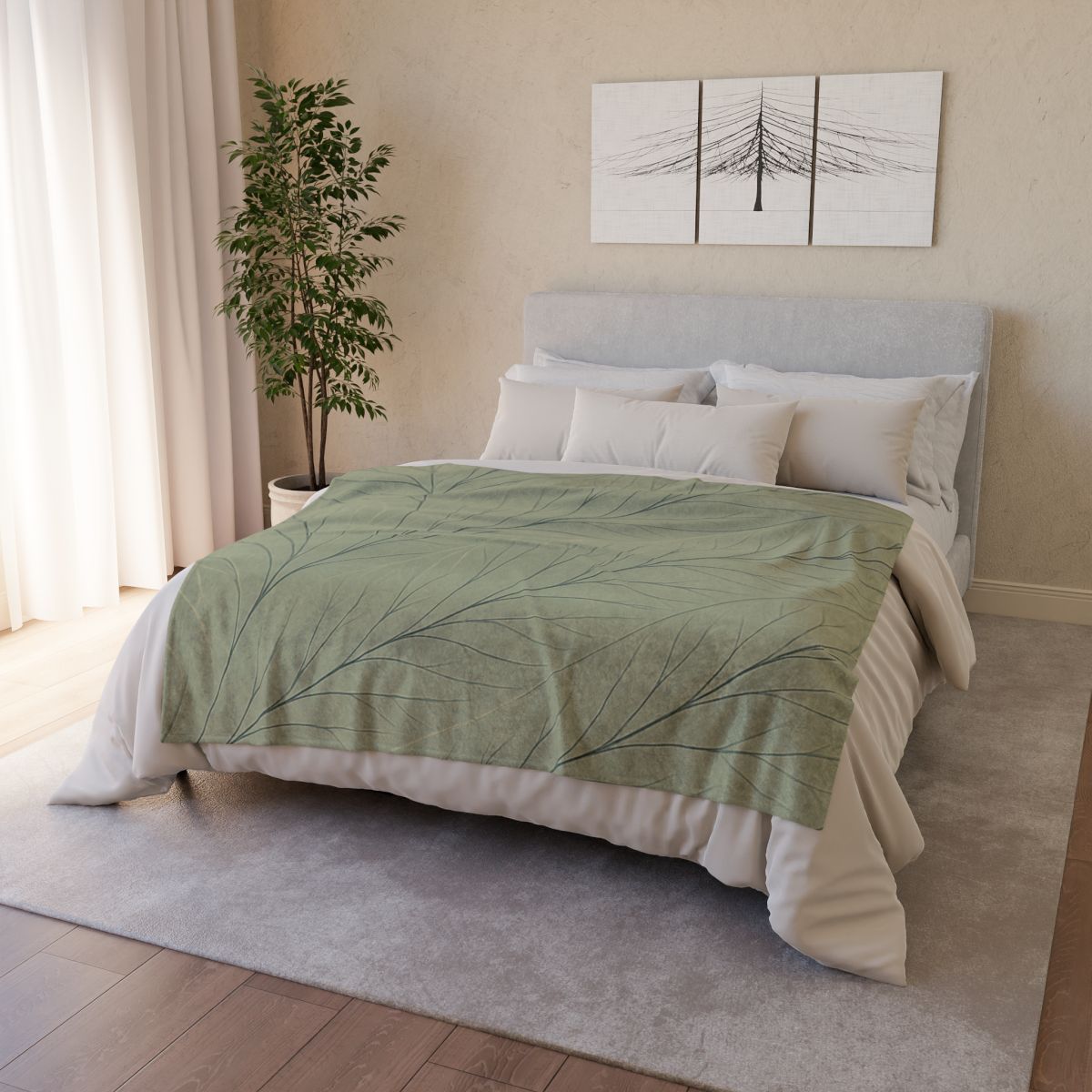 Veined Lace Circuit stylish throw blankets