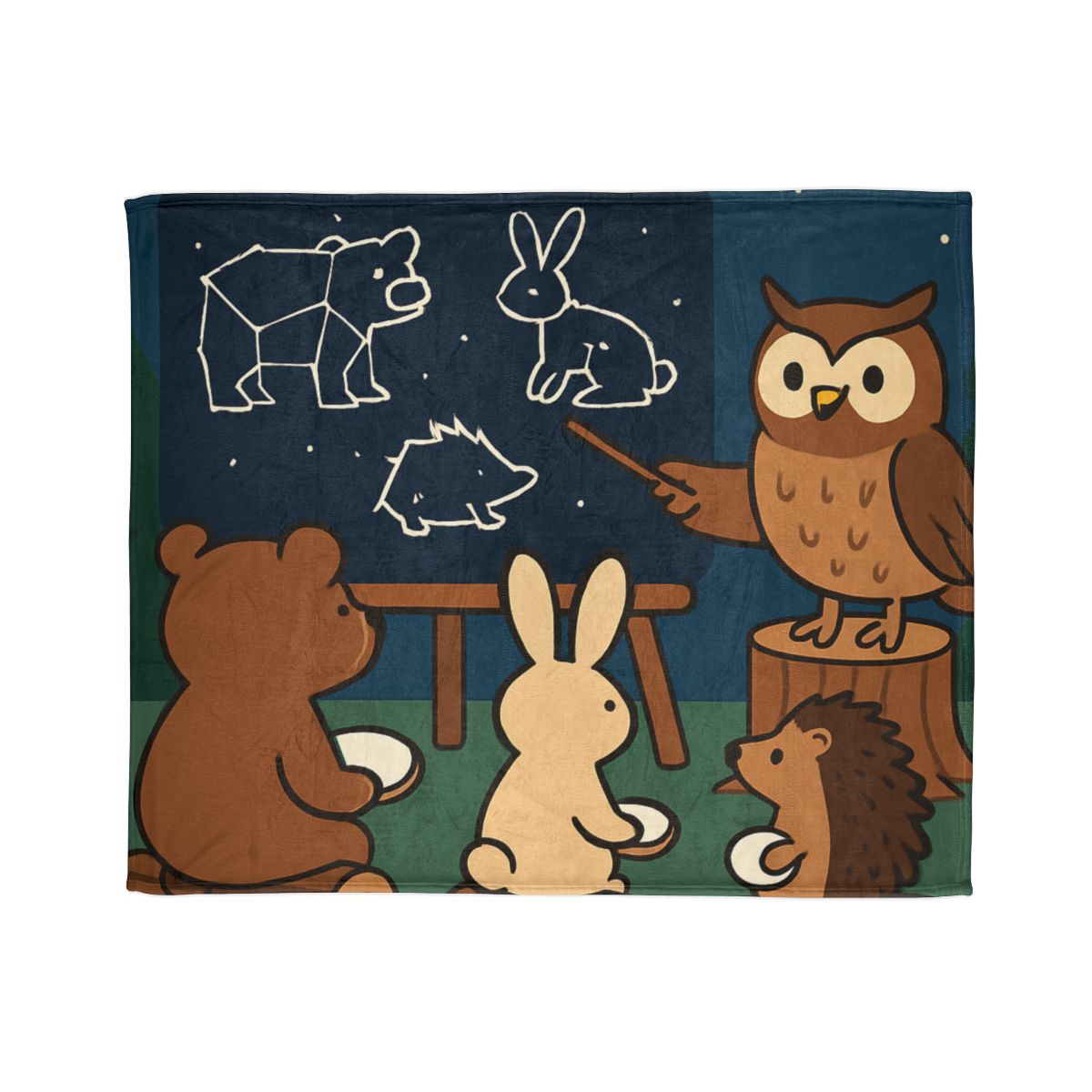 Constellation Classroom Of Forest Animals unique gift blanketscustom blankets