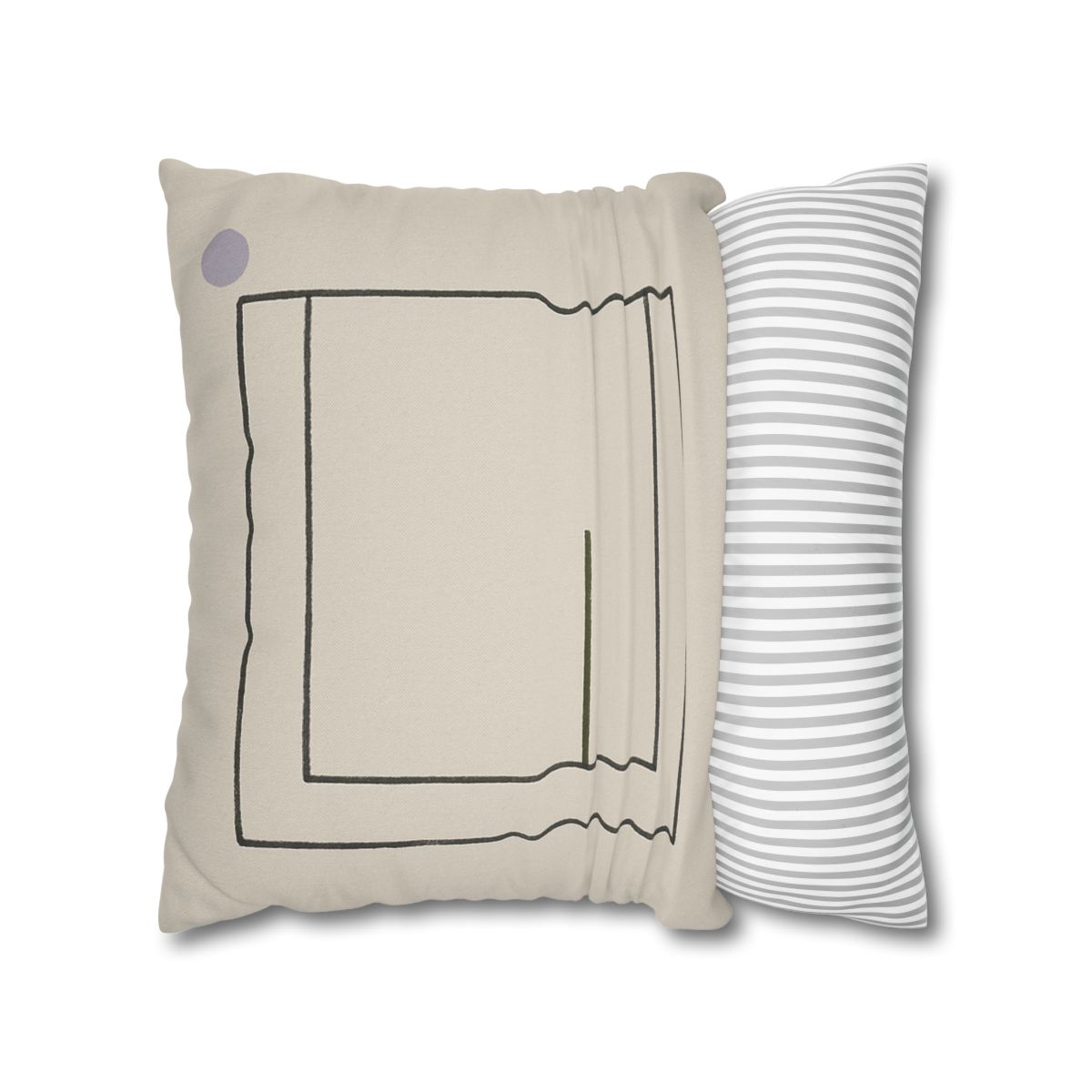 Nested Square And Crossing Short Line comfortable bedding pillow covers