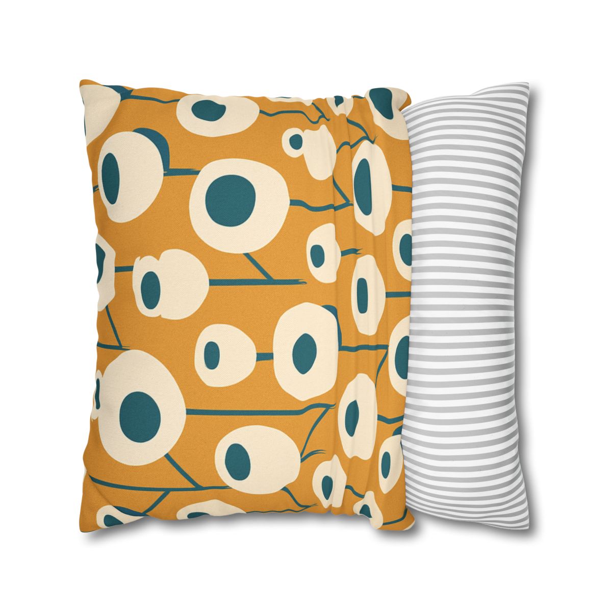 Seed Pod Cluster Grid soft cotton pillow cases