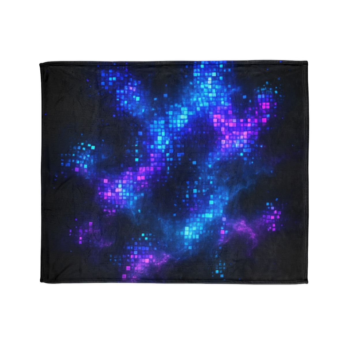 Quantum Nebula Mosaic stylish throw blankets
