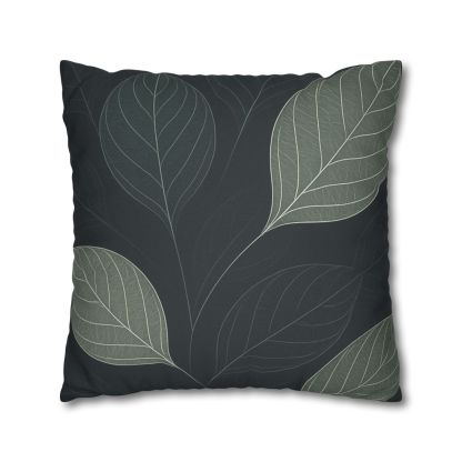 Leaf Vein Circuit Filigree soft cotton pillow cases
