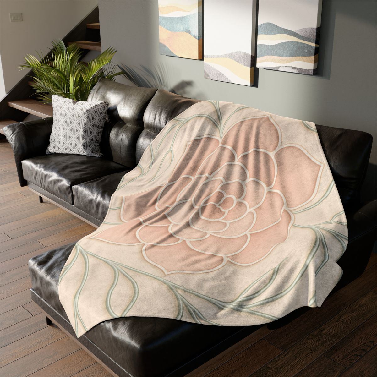 Petal Circuit Lace trendy patterned blankets
