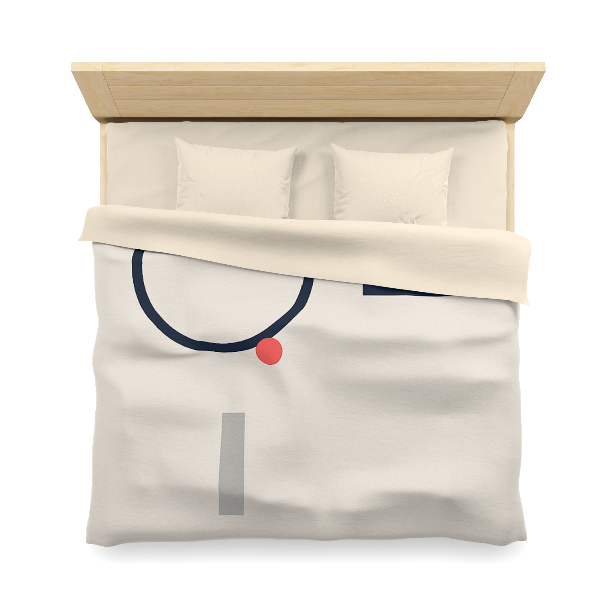 Quiet Orbit With Offset Bars personalized bedding duvets