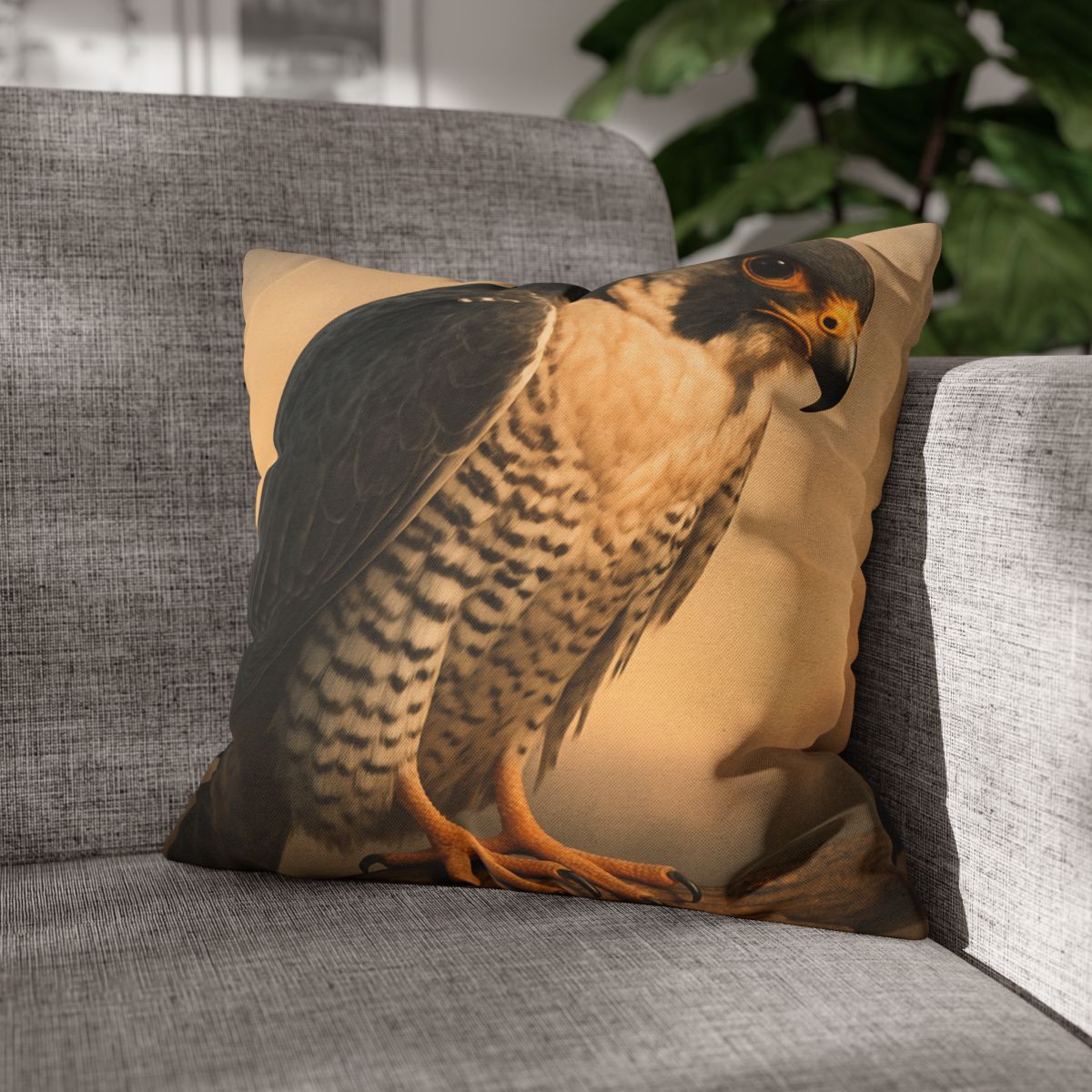 Solar Crest Peregrine Falcon trendy patterned pillow cases
