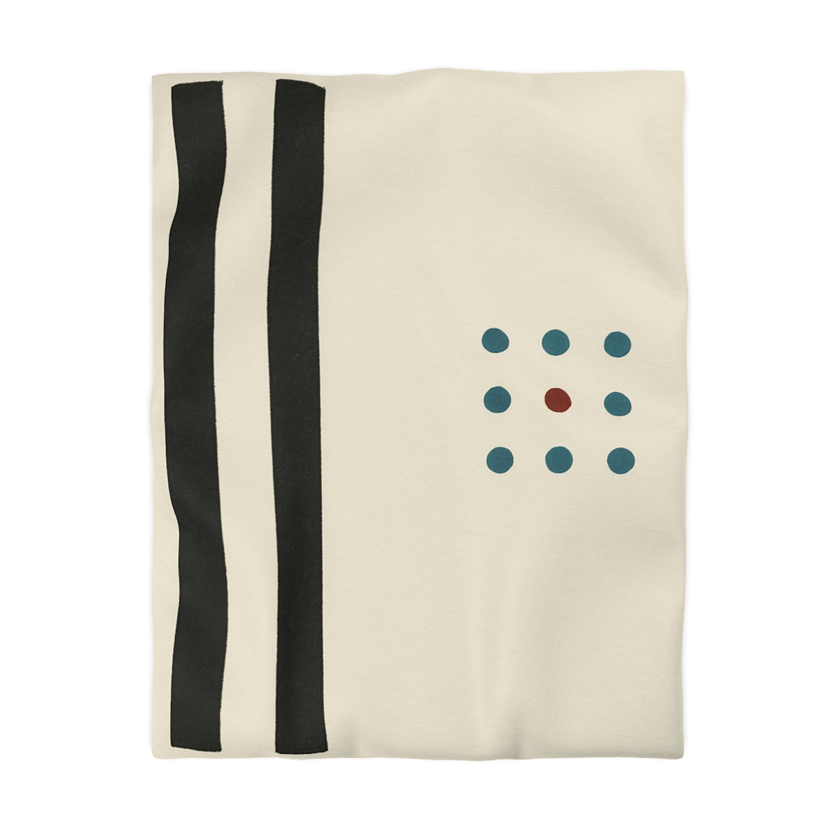 Staggered Duo And Tiny Grid personalized bedding duvets