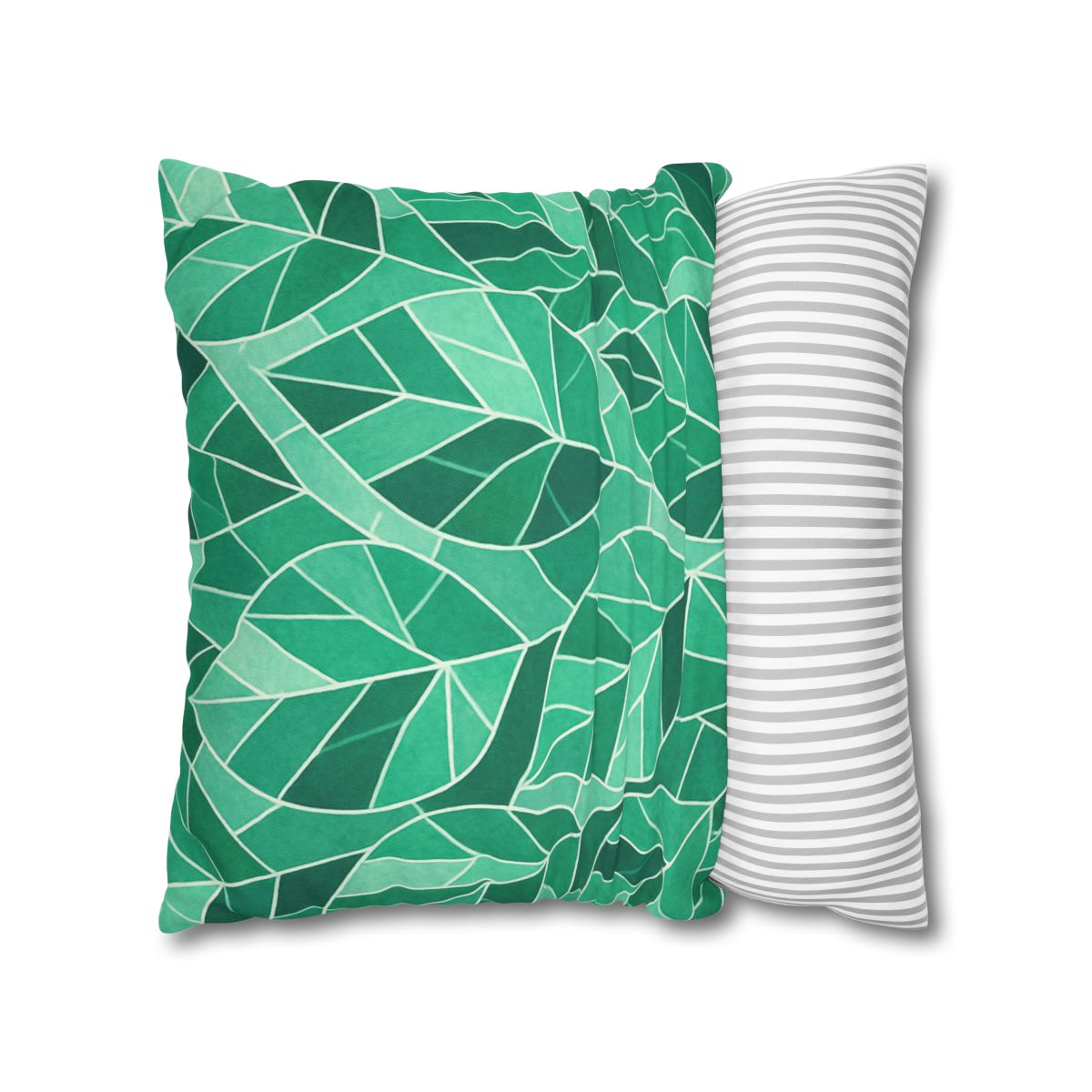 Crystal Leaf Mosaic personalized pillow covers