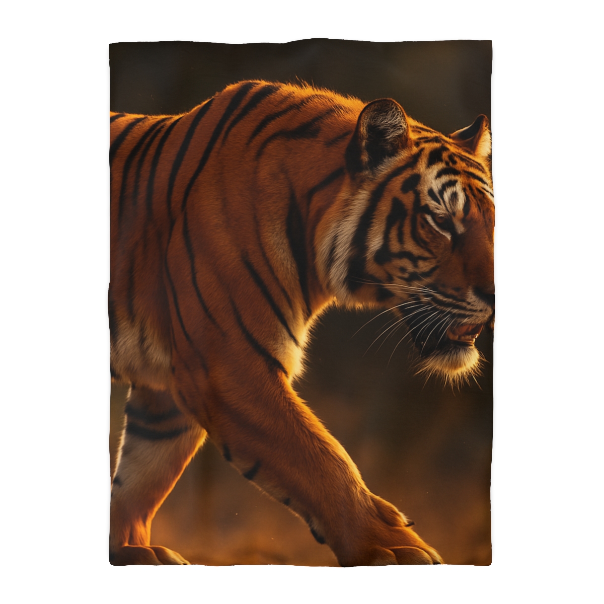 Forest Stalker Bengal Tiger personalized bedding duvets